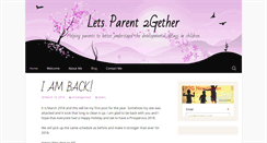 Desktop Screenshot of letsparent2gether.com